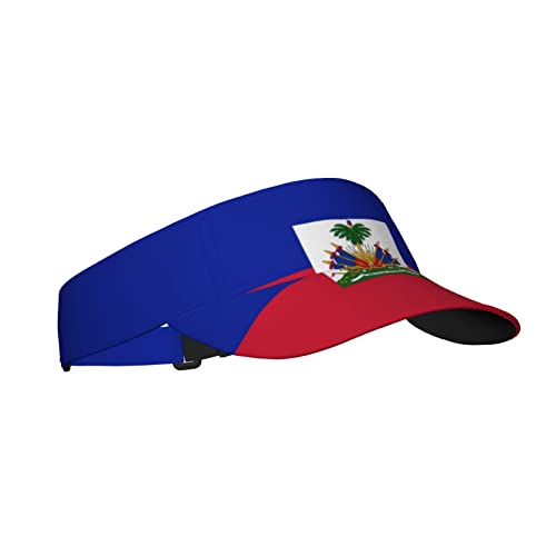 Image of Cute Funny Flag Hat Women Men Adjustable Flag Sport Sun Visor Hat Summer Fashion Sun Cap Beach Flag Hat
