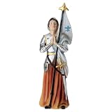 Holyart Statues en résine et PVC: Statue Jeanne d'arc résine Peinte 20 cm