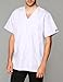 Cherokee Originals Unisex V-Neck Scrubs Shirt, White, Medium