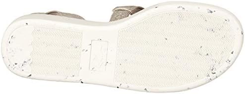 Rocket Dog Women's Franki Medford REWOVEN Canvas Heeled Sandal, Light Grey, 11 | Image 3