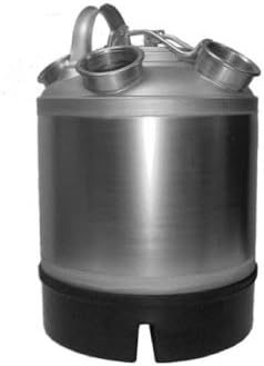 UBC LCT312 UBC LCT312 2.4 Gallon Stainless Steel Cleaning Can with Two Heads