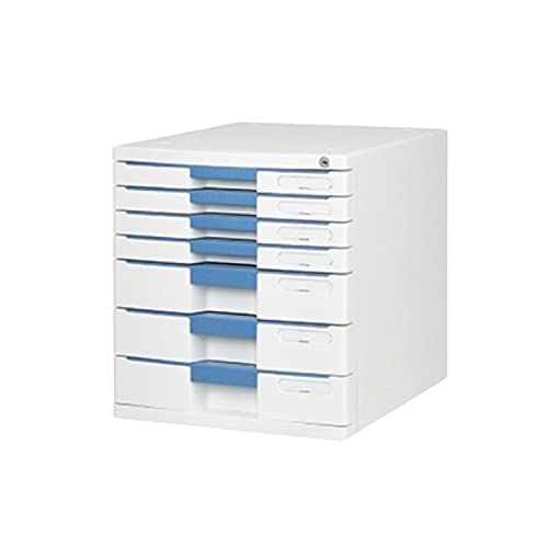 Image of Litem NEW MAX File Cabinet 7 Drawers Color: Blue
