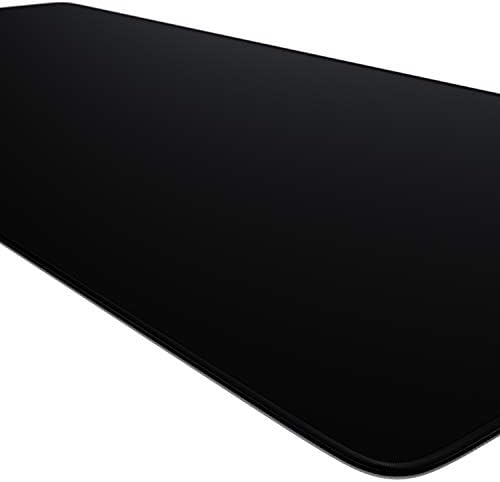 TITANWOLF - XXL Speed Gaming Mouse Mat World - Mouse Pad 900 x 400 x 3mm - XXL mousepad - Table mat large size - improved precision and speed  Design all Black