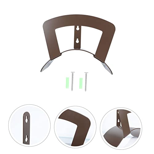 Support de tuyau de fer marron Abaodam pour rangement extérieur