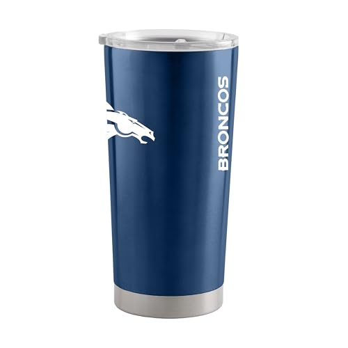Image of Denver Broncos NFL 20oz Stainless Steel Insulated Tumbler, Slider Lid