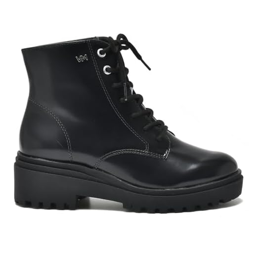 Bota Coturno Feminino Preto Via Marte 009-007-01