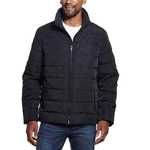 Weatherproof Men’s Puffer Jacket (Black, L)