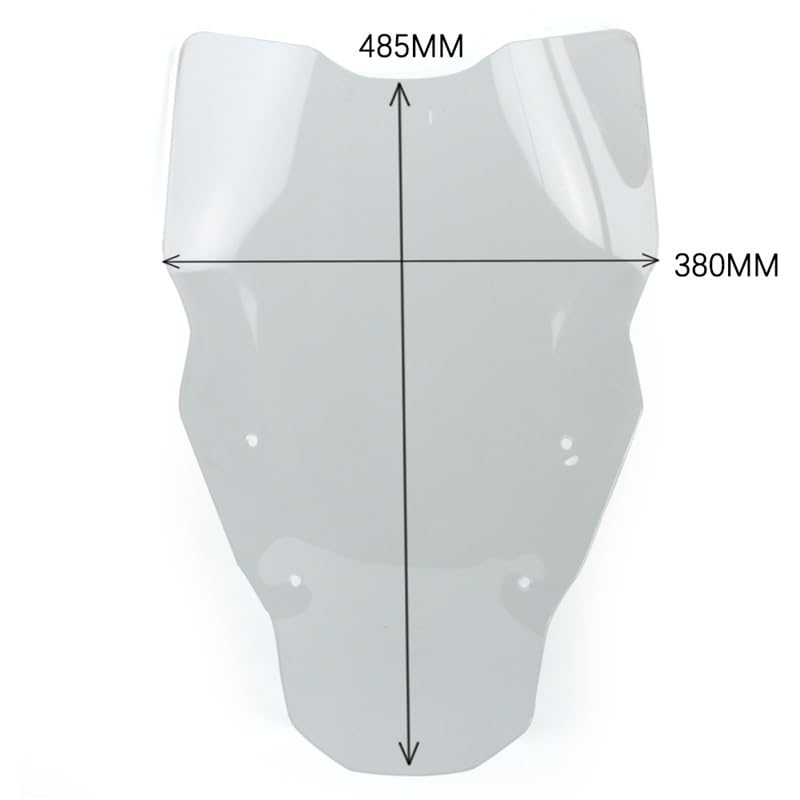 Extension pare-brise moto R1300GS ADV spoiler robuste anti-vibrations 2023 - 5