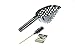 1 X Tough Durable Black Plastic Beach Sand Scoop With Brass Probe Metal Detector