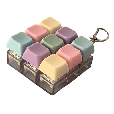 CALANDIS™ Keyboard Fidget Keychain Sensory Toy Relaxing Toy for Gifts Adults Kids Teens 9 Key | Toys & Hobbies | Educati
