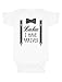Body de Manga Corta para bebé - Ladies I Have Arrived Bowtie - Regalo Original y Divertido para bebés Recien Nacidos 6-9 Mes Blanco