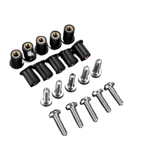 Boulons de pare-brise M5 pour Kawasaki ZX6R ZX10R et ZX12R