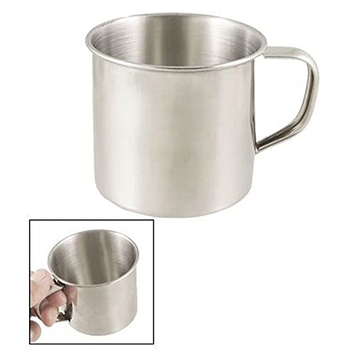 1 Stücke Edelstahl Kaffee Tee Becher Kinder Trinkwasser Tasse Outdoor Camping Wandern Reise Tassen Büro Schule Geschenk für Heiße und Kalte Getränke Gelegentlich Tragbare und NützlicheLanglebige Verar – Bild 3