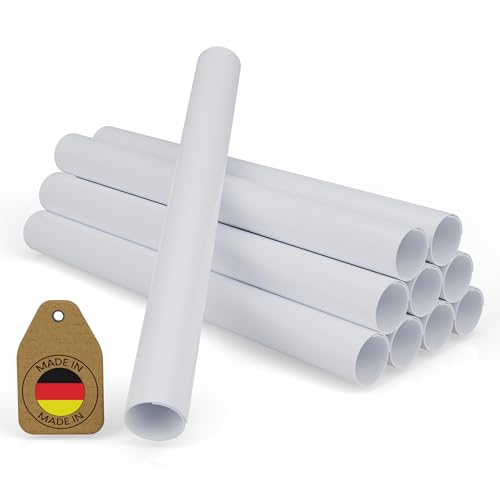FUX 10 pezzi di rivestimento per tubi di riscaldamento, per tubi di diametro 15-18 mm, lunghezza: 200 mm, rivestimento per tubi di riscaldamento, copertura tubi, radiatore, isolamento tubo, colore