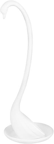 Utensilios de cocina Cuchara de sopa de cisne, bandeja vertical para el hogar, vajilla de dibujos animados, cuchara de sopa de mango largo, juego de