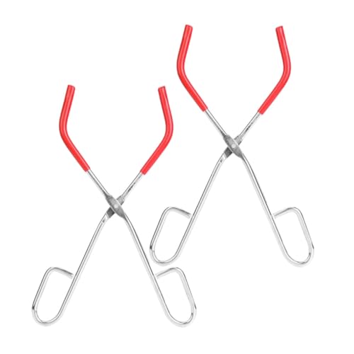 ULTECHNOVO 2pcs Laboratory Flask Tong Clamp Beaker Tongs for Safe Handling Versatile Laboratory Supplies for All Beaker for Chemistry Experiments