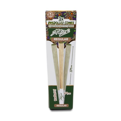 PURIZE Pre Rolled Cones 3er - Vorgerollte Cones mit Aktivkohlefilter - REGULAR Variante