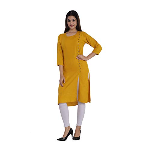 kurti designs with buttons