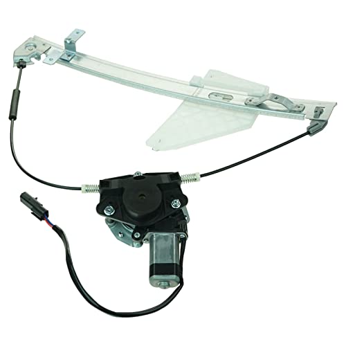 Image of TRQ Rear Right Power Window Regulator & Motor Assembly Passenger Side Compatible with 2001-2004 Jeep Grand Cherokee