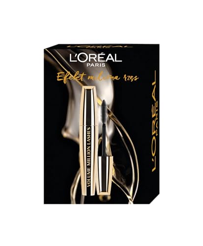 L'Oréal Paris Set de regalo con máscara de pestañas Volume Million Lashes y agua micelar.