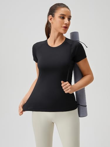TAISIM Women's Quick Dry Workout T-Shirts Moisture Wicking Athletic Top for Gym,Yoga, Running2