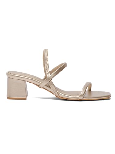 Image of ERIDANI Amaris Strappy Heels |Trendy Lightweight Durable Fashion Elegant Modern Design |Perfect Fit Soft Feel