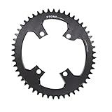 Stone R7000 R8000 R9100ナローワイドシングルスピード用のストーンオーバルチェーンリング110BCD (中空スタイル, 50歯)