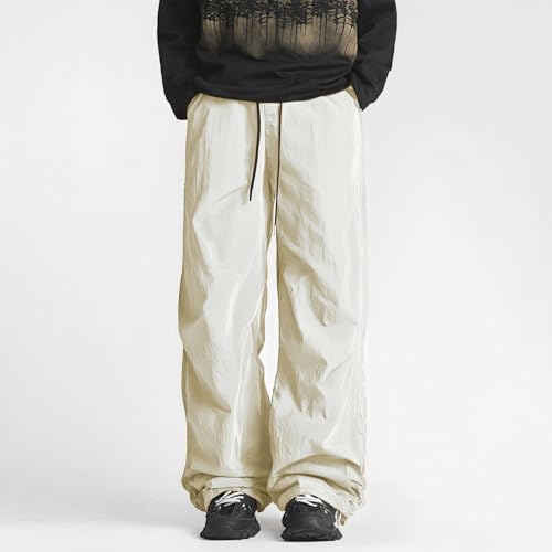 Akklian Mens Baggy Wide Leg Snowboard Snow Pant Casual Waterproof Loose Drawstring Elastic Waist Hip Hop Streetwear Unisex2