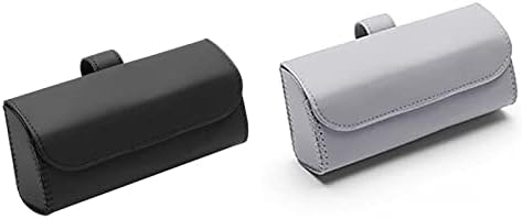 汎用ユニバーサルカーサングラスホルダー 車のサンバイザー 目 信用 収納アクセサリー Black ケースホルダー 革製サングラスクリップ 汎用ユニバーサルカーサングラスホルダー 車のサンバイザー 目 信用 収納アクセサリー Black ケースホルダー 革製サングラスクリップ