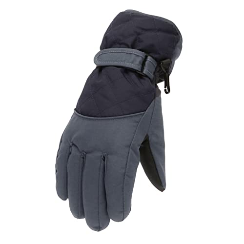 CCOOfhhc Winterhandschuhe für Kinder Junge und Mädchen 10-14 Jahre Winter Warm Ski Handschuhe Kinderhandschuhe Wasserdicht Winddicht Handschuhe Fäustlinge Skihandschuhe