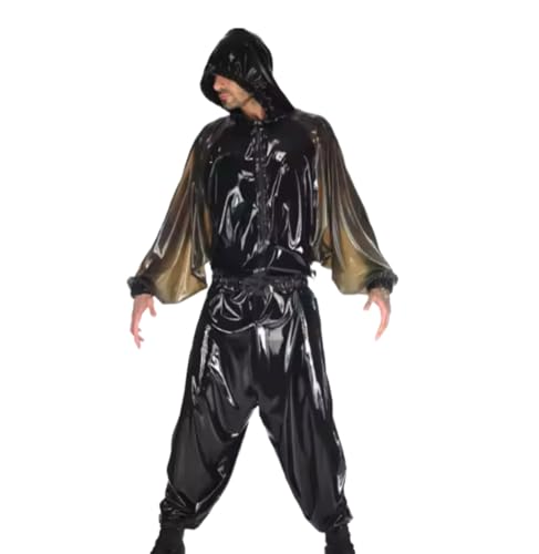 Mono de goma de látex para carreras y fiestas de disfraces con diseño holgado masculino