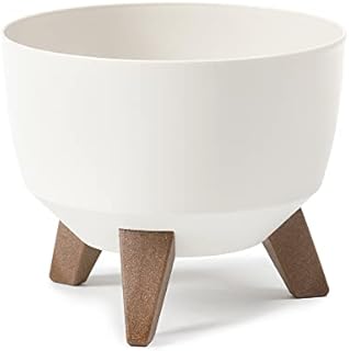 Simply The Best 'Roma Bowl 2021 | Flowerpot Herb Plant Flower pot | Balcony Garden Container | Organizer box decor | (Eco 240, White