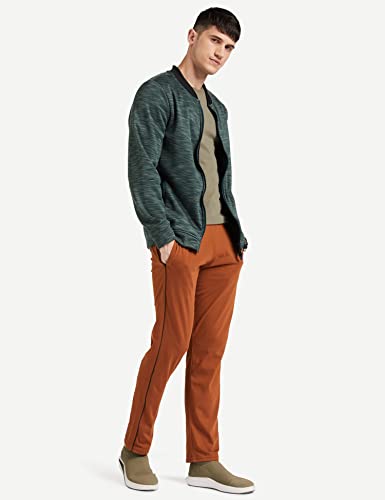 Image of Cazibe Men's Athletic Fit Track Pant (CZ11120-Mustard-L Mustard L)