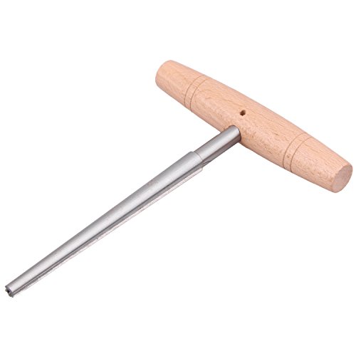 Guitar Bridge Pin Hole Reamer Violin Peg Hole Reamer 1:26 Taper Carton Steel with Wood Handle Luthier Tool - Thumbnail 4