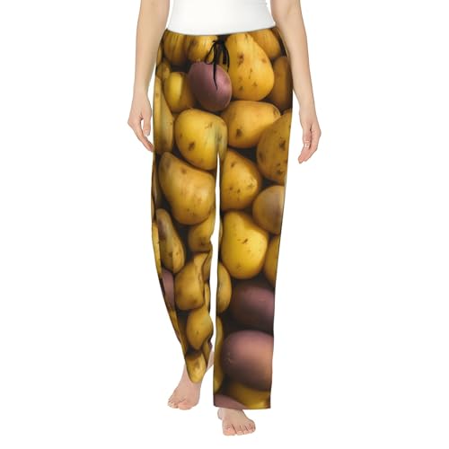 Pantalon de pyjama femme doux qui ne serre pas avec poches