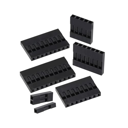Carcasa de plástico de 2,54 mm elimina cables sueltos conector único 4P 4