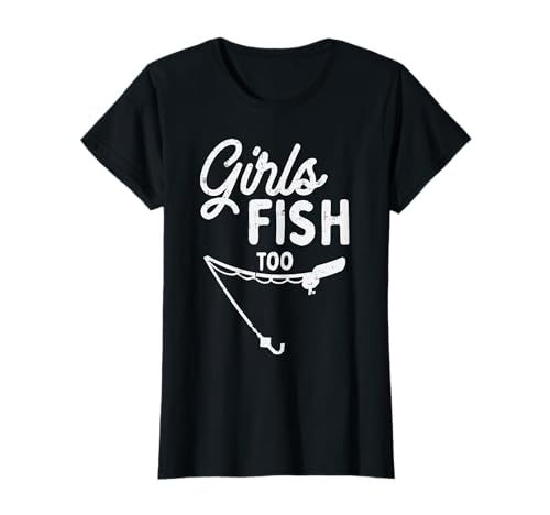 Girls Fish Too Funny Fishing Rod...