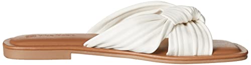 The Drop IDA-WHITE-7 Women'S Ida Bow Flat Sandal thumb #6