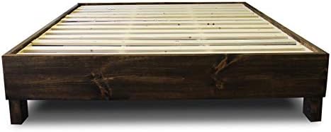 Rustic Wood Platform Bed Frame