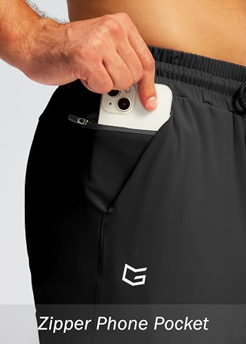 Men's Joggers with Zipper Pocket Workout Track Pants Stretch Sweatpants for Men Athletic, Gym, Running4