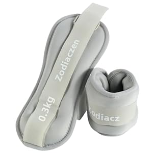 ZodiacZen Lot de 2 poids pour poignets et chevilles – Pour débutants et enfants – Pour les mouvements, la course, le jogging, la gymnastique – Gris
