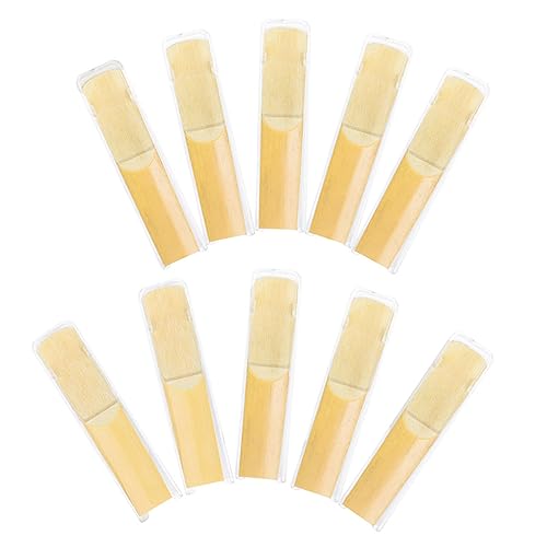 HEMOTON Set of 10 Tenor Sax Replacements 2.5 Strength Handmade Sturdy Saxophone Supplies