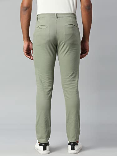 Aachall Men's Regular Casual Pants - Sage(30)4