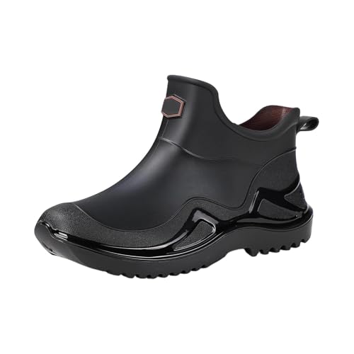 Botas cortas y zapatos de lluvia versátiles para exterior y uso diario cómodo
