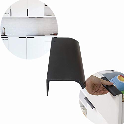 MIONI mueble de cocina Barra en T manija de los muebles cajón extraíble manija del gabinete dedo Moderna manija del cajón 1 pieza, 4,77 Pulgadas de largo (3,8 Pulgadas centro del taladro)