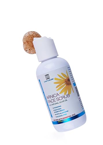 Arnica Facial Scrub, Exfoliating Face Wash for Natural Lymphatic Drainage, Face Cleanser with Soothing Arnica Montana, Exfoliator For Sensitive Skin, Acne, Blackheads, Lymph Health, 4 Oz - Image 5
