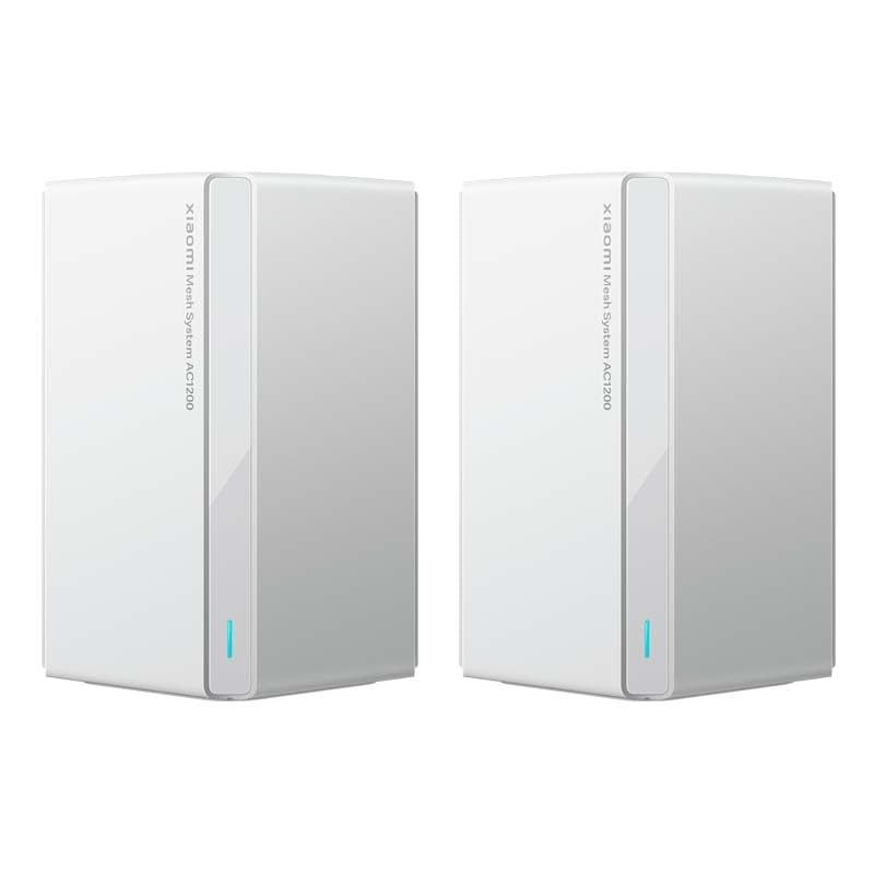 Xiaomi Mesh System AC1200 Système WiFi Mesh Dual Band Blanc Pack 2 unités