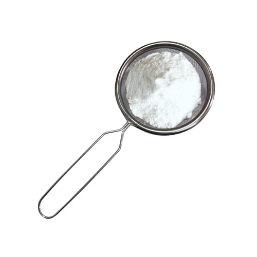 Cocina de 12 cm de acero inoxidable – Filtro de harina de malla fina para leche de soja, chips de aperitivo, red de freír y protección de alcantarillado | Herramienta para el hogar duradera para