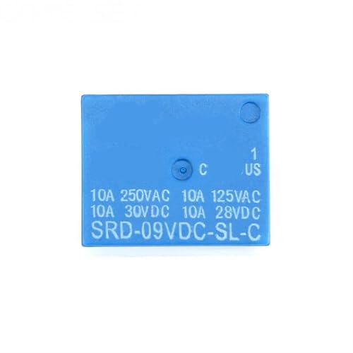 Relais SRD-09VDC-SL-C commutateur de puissance 9V T73 pour l'isolation des circuits électriques