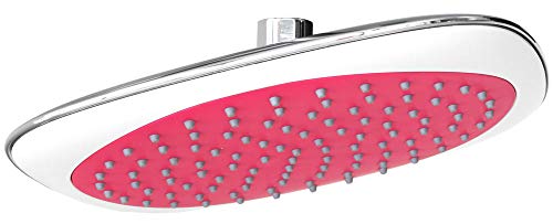 20x20 cm Duschkopf Regenbrause eckig Pink Weiss Chrome Kopfbrause Regenduschkopf Sanlingo Cover